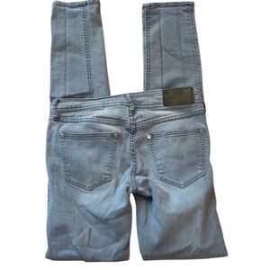 H & M junior Womens super skinny super low waist 25/32 gray denim jeans Jeggings